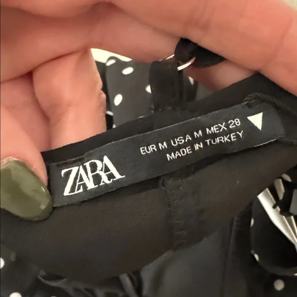 Zara Polka Dot Maxi Dress - Medium - Picture 10 of 11